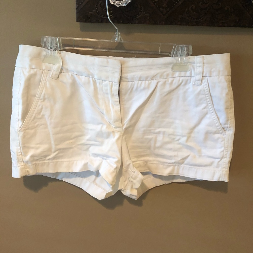 White tailored shorts!